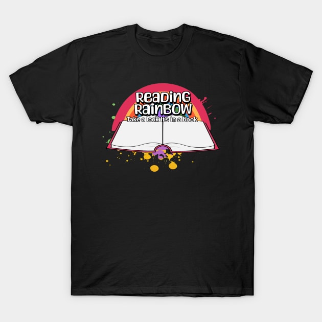 Reading Rainbow - Splash T-Shirt by Space Monkeys NFT